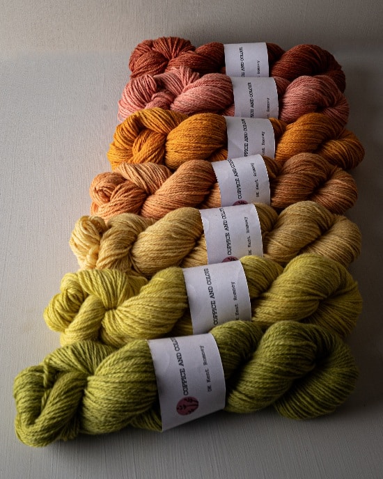 Yarn – naturally dyed